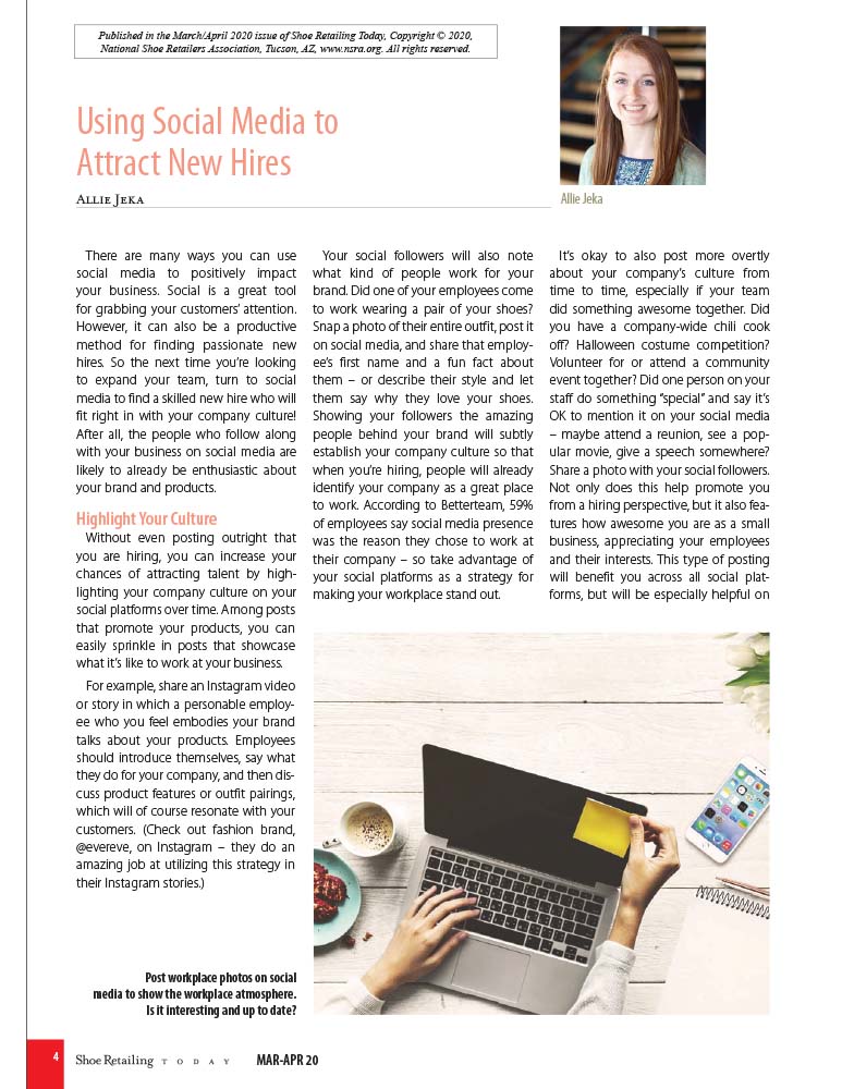 Using Social Media to Attract New Hires