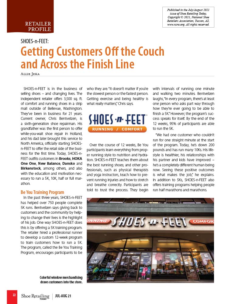 Shoes-n-Feet: Getting Customers Off the Couch and Across the Finish Line