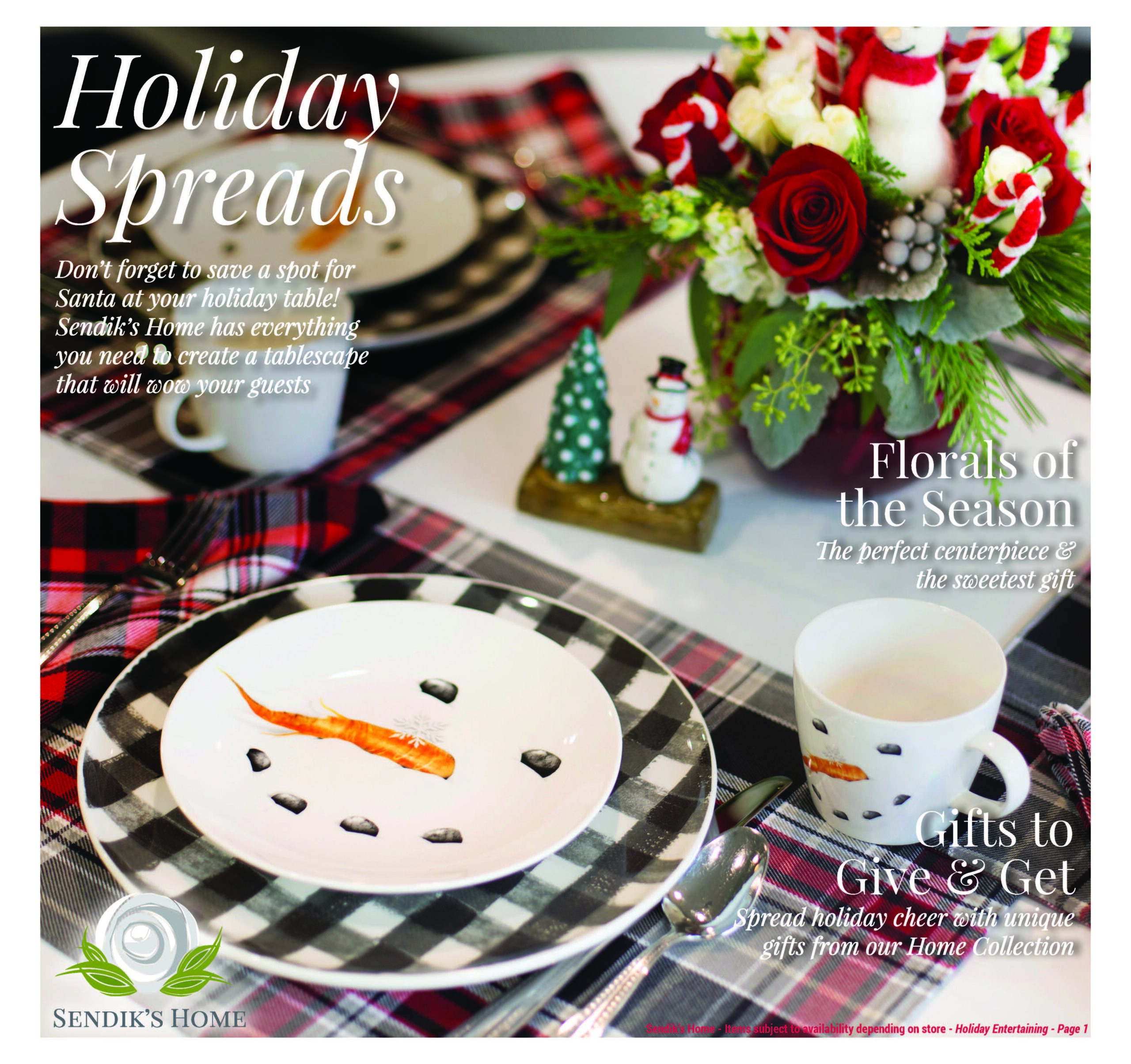 Sendik's Home Ad Holiday Spreads