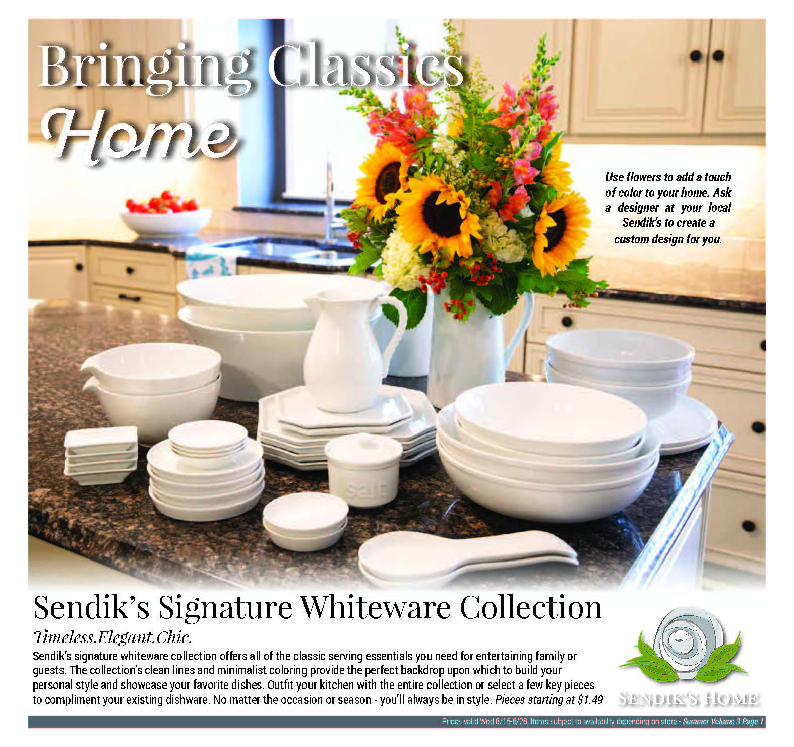 Sendik's Home Ad Bringing Classics Home