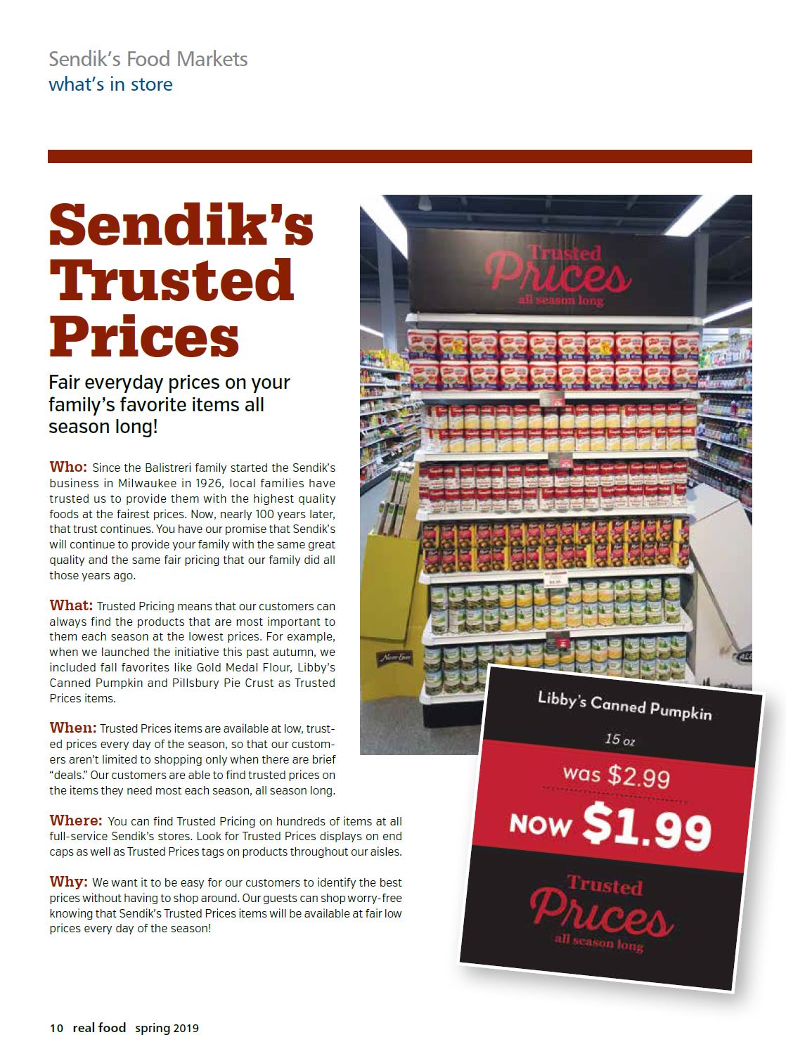 Sendik's Real Food Magazine Spring 2019